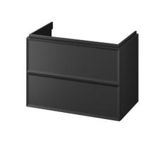 Cersanit S1017-003 - Pakabinama vonios spintelė po praustuvu MILLE 80x45 cm juoda
