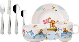 Villeroy & Boch Stalo įrankiai ir indai vaikams Happy as a Bear 7 komp.