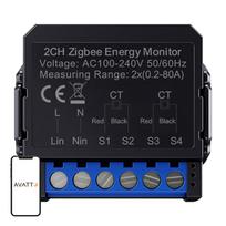 Avatto ZigBee smart bi-directional energy meter ZWPM16-2, Inteligentny dwukierunkowy licznik energii Avatto ZigBee ZWPM16-2