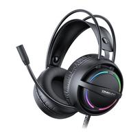 Žaidimų ausinės ONIKUMA X88 su RGB apšvietimu, juodos
