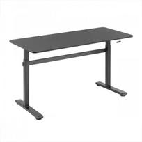Reguliuojamo aukščio kompiuterinis stalas Sbox MD-220, 140x60x70 cm, pilkas