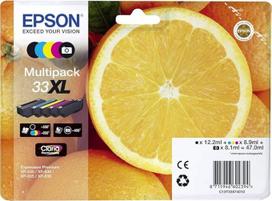 "Epson" originalus 33 oranžinės spalvos rašalas, XP-530 XP-630 XP-635 XP-830 XP-540 XP-640 XP-645 XP-900 XP-7100