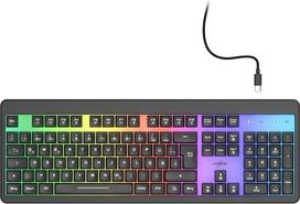 "uRage Exodus 215" apšviesta klaviatūra, juoda QWERTZ