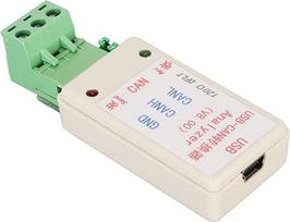 Asixxsix 232-zu-CAN-Konverter, Sicherer USB-zu-CAN-Analysator-Adapter aus PVC mit Hoher Konvertierungseffizienz für den Industriellen Einsatz