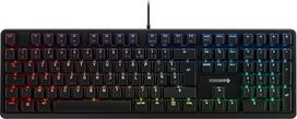 CHERRY G80-3000N RGB mechaninė žaidimų klaviatūra su RGB apšvietimu, prancūziškas išdėstymas (AZERTY), laidinė, originalūs "MX Silent Red" jungikliai, juoda