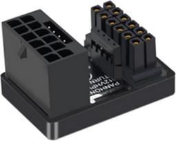 WLGQ PCIe 5.0 adapteris 600W 12VHPWR ATX 3.0 jungtis 16 kontaktų (12+4) A tipo