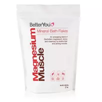 BetterYou Magnesium Muscle Bath Flakes 1000 g. (Magnio vonios dribsniai)