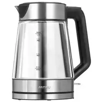 MPM MCZ-122 elektrinis virdulys 1,7 L 2200 W Juoda, Nerūdijančiojo plieno