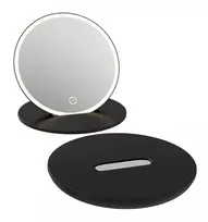 kielle Idolio - Kelioninis kosmetinis veidrodis su LED apšvietimu, juodas 50324034