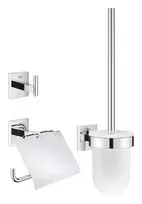Grohe QuickFix Start Cube - 3 viename unitazo priedų rinkinys, chromuotas 41123000