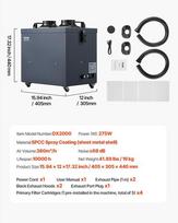 Litavimo dūmų ištraukiklis 275W su 4 pakopų filtru
