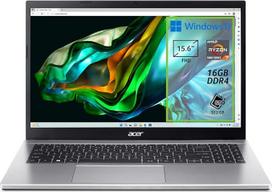 "acer Aspire 3 15 A315-44P-R3ZV" nešiojamasis kompiuteris, procesorius "AMD Ryzen 7 5700U", operatyvioji atmintis 16GB DDR4, 512GB "PCIe NVMe" SSD, 15,6" FHD LCD ekranas, vaizdo plokštė "AMD Radeon", "Windows 11 Home", sidabrinis