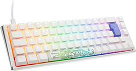 "Ducky One 3 Classic Pure White SF" žaidimų klaviatūra, RGB LED, MX-Red, ISO, vokiškas klavišų išdėstymas