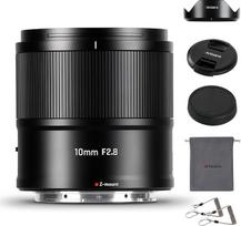 7artisans 10 mm F2.8 APS-C plataus kampo objektyvas su didele diafragma Automatinis / rankinis diafragmos reguliavimas Veido / akių aptikimas, suderinamas su Nikon Z-Mount Z50/Z30