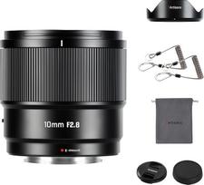 7artisans Automatinio fokusavimo 10 mm F2.8 APS-C plačiakampio objektyvas su didele diafragma Automatinis / rankinis diafragmos reguliavimas Veido / akių aptikimas Suderinamas su "Sony FS5 FS7 FS7M2 A3000 A5000 A6000 A6000