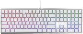 CHERRY MX BOARD 3.0 S laidinė žaidimų klaviatūra su RGB apšvietimu, ES išdėstymas (QWERTY), MX BROWN jungikliai, balta