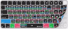 Redaktorių klaviatūros klavišų dangtelis, suderinamas su "Davinci Resolve", skirtas "Magic Keyboard" klaviatūrai su "TouchID" arba be jos (tik be skaitmeninių ženklų)