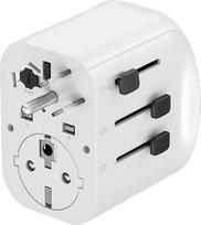 Gembird Grounded universal trav adapter 15W