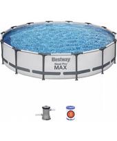 Plaukimo baseinas 14 FT Steel Pro Max Komplektas BESTWAY