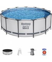 Rėminis baseinas 13 FT 396 x 122 cm plieninis Pro Max BESTWAY