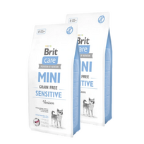 BRIT CARE Mini Grain-Free Sensitive 2x400g