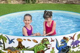 Vaikiškas baseinas Bestway Dinosaurs, 244x46 cm
