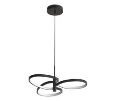 LED pakabinamas šviestuvas ant laido RIBBON, 25 W, 230 V, 4000 K, juodas