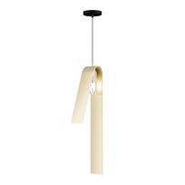 Kabantis šviestuvas juodos spalvos/auksinės spalvos su metaliniu gaubtu Fold – Squid Lighting