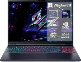 "acer Predator Helios Neo 16S AI PHN16S-71-976U" žaidimų nešiojamasis kompiuteris, "NVIDIA GeForce RTX 5070" 8GB GDDR7, "Intel Core Ultra 9 275HX", 32GB DDR5 RAM, 2 TB SSD, 16 colių OLED ekranas 240 Hz DDS, "Windows 11 Home