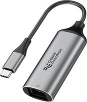 "CableCreation" USB C-5Gb/s eterneto adapteris, 5Gb/s daugiagigubo LAN greitis, atgalinis suderinamumas su 1GbE/2,5GbE, maitinamas iš magistralės, patvarus, "Plug and Play", skirtas USB-C įrenginiams