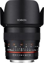 "Rokinon" 50 mm F1.4 objektyvas, skirtas Nikon skaitmeniniams veidrodiniams fotoaparatams