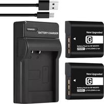 2500 mAh akumuliatorius (2 vnt.) ir USB įkroviklis, skirtas "Sony" NP-BG1 NPFG1 NP-FG1 NP-FG1 NPBG1 ir "Cyber-Shot" DSC-W120 W150 W220 DSC-H3 H7 H9 H10 H20 H50 H55 H70 DSC-HX7V DSC-C- HX30V DSC-HX9V DSC-HX10V DSC-HX5V