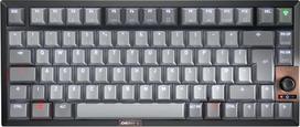 CHERRY KW 300W MX Compact Mechanical Hot Swap klaviatūra, UK išdėstymas (QWERTY), baltas apšvietimas, Windows išdėstymas, MX2A tylūs raudoni jungikliai, juoda