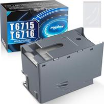 Spaceink T6715 techninės priežiūros dėžutė (C13T671500), suderinama su Epson Workforce WF-4725DWF WF-4720DWF WF-4730DTWF WF-4740DTWF WF-4825DWF, T6716 techninės priežiūros dėžutė (C13T671600), skirta WF-C5710DWF WF-C5710DWF WF-C5710DWF WF-C57150 5210DW sp