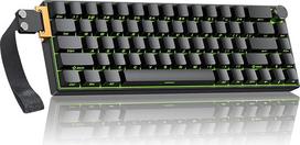 TECURS žaidimų klaviatūra Mechaninė su aliuminio korpuso "Hall Effect" magnetiniais jungikliais, greitas paleidimas, reguliuojamas suveikimas, valdoma internetu, 60 % RGB klaviatūra su karšto keitimo kabeliu, JAV išdėstymas