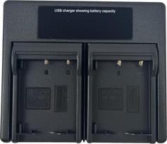 USB LCD dvigubas baterijų įkroviklis, skirtas NP-W126, NP-W126S, NP W126, NP W126S, tinka modeliams: HS30EXR, X-A1, X-A10, X-E1, X-E2, X-E2S, X-E3, X-E4, X-H1, X-M1, X-Pro1, X-Pro2, X-Pro3, X-S10 1, X-T10. 0