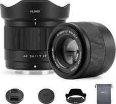 VILTROX 56 mm F1.7 APS-C automatinio fokusavimo objektyvas "Fuji X-Mount" fotoaparatams Standartinis objektyvas su didele diafragma, suderinamas su "Fuji X-T5", "X-T4", "X-T30 II", "X-S10", "X-T200", "X-T30", "X-H1", "X-H2", "X-T3" ir "X-T100