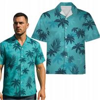 Vyriški Marškinėliai Vice City Hawaiian Carnival Gta Tommy Vercetti Blue Xxl