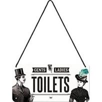 Nostalgic art Ladies & Gentlemen Toilets Kabantis ženklas, M
