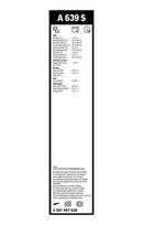 Valytuvai BOSCH Aerotwin AUDI A6/A7 3 397 007 639 / 4G2955426A