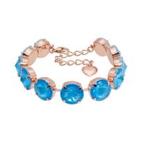 Apyrankė moterims DiamondSky „Vortex (Electric Blue Ignite)“ su Swarovski kristalais