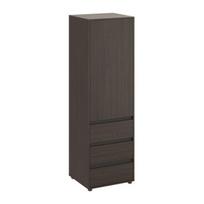 Spinta Shkaf-25 195 × 60 × 53.4, tamsiai ruda