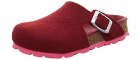 Šlepetės moterims Superfit Fussbettpantoff, raudonos, 40