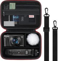 BOVKE "Sony ZV-1" / ZV-1F "Vlog" skaitmeninio fotoaparato ir "Bluetooth" rankenos "Vlogger" priedų rinkinys, skirtas "YouTube" tiesioginėms vaizdo transliacijoms, juodas, nešiojamasis krepšys