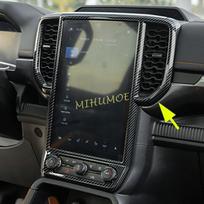 Skirta -2025 Ford Ranger Everest Anglies Pluošto Oro Angos Dangtelio Apvadai Centrinės Konsolės 12 Colių Multimedia Ekrano Apvadai