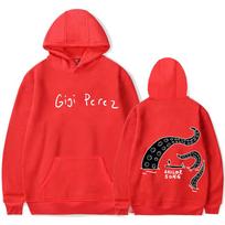 Gigi Perez Jūreivių daina Hoody Prekės Unisex Žieminė ilgomis rankovėmis Megztinis su gobtuvu Gatvės stiliaus S red