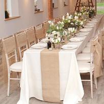 For Christmas Natural Jute Burlap Hessian Burlap Chair Sashes Table Runner Vintage Table Runner Home Table Runners 30x120cm