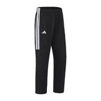 Adidas Taekwondo Series Logo Side Stripe Elastic Retro Three Stripes Straight Leg Long Pants Knitted Sports Pants Unisex bottoms TR411TK-BW S