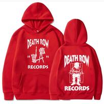 Death Row Records Albumo Merch Hoody Snoop Dogg Ilgomis Rankovėmis Gatvės Stiliaus Drabužiai Moterims Vyrams Su Gobtuvu Džemperis Madingi Drabužiai S