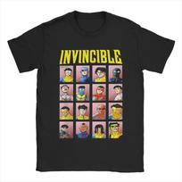 Invincible Variants Anime vyriški marškinėliai Mark Grayson Naujoviški marškinėliai trumpomis rankovėmis su apvalia apykakle Medvilniniai dovanų atributai XXXXL gray